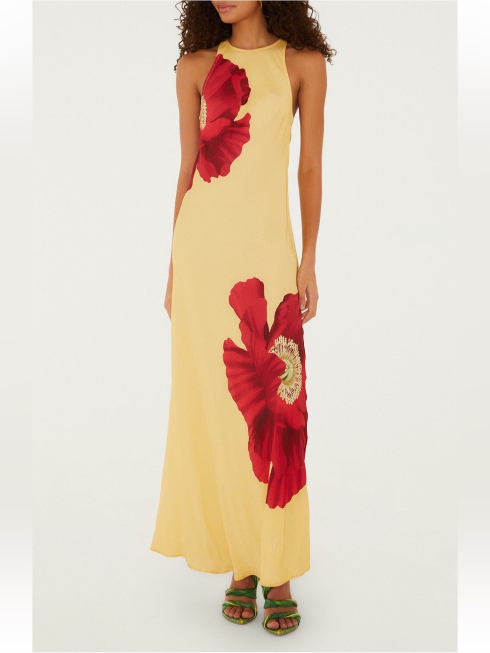 FARM Rio Poppy Flowers Maxi Dress